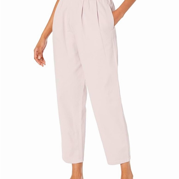 NWT The Drop Women’s Ishi Pull-On Twill Ankle Pant. Lilac Marble color. Size M. - Picture 3 of 4